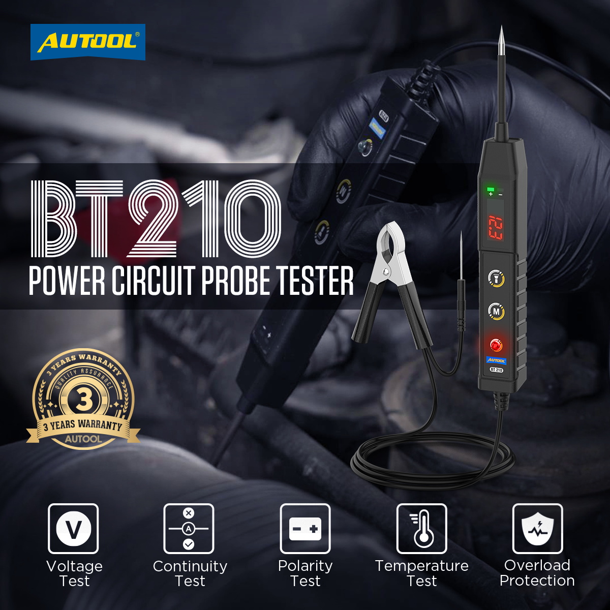 AUTOOL New BT210 Car Circuit T - đánh giá và giá Power Tools Voltage