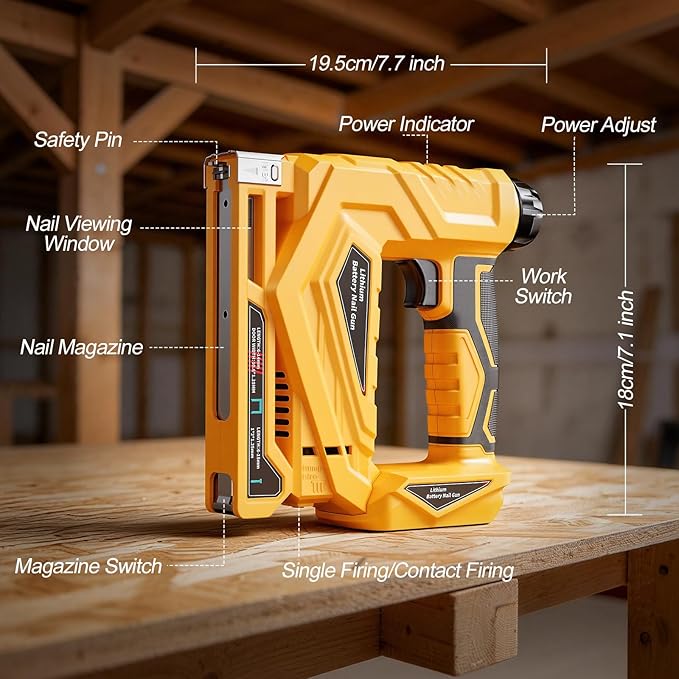 YEARTOP 2 Mode Electric Nailer - đánh giá và giá Staple Gun Electric