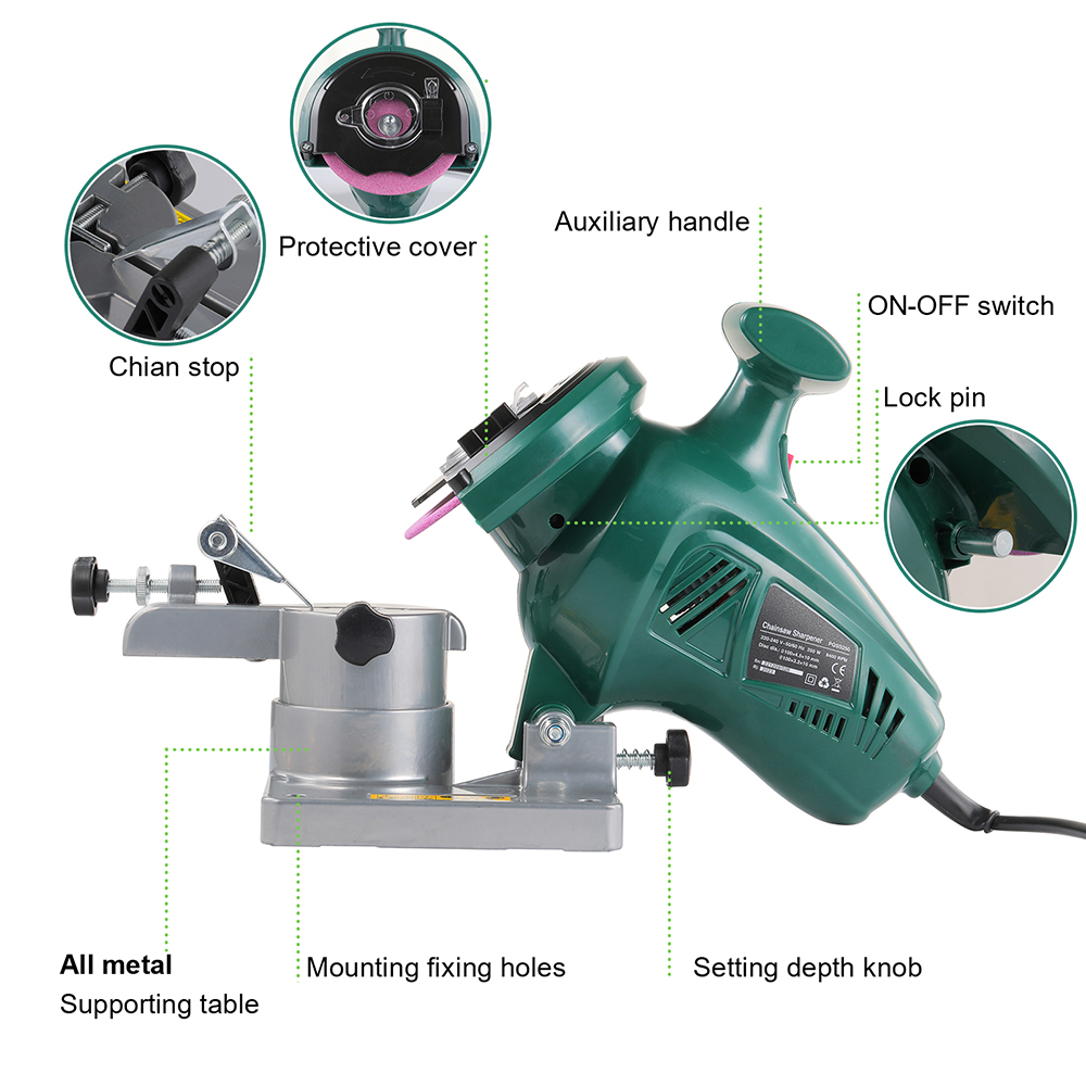 POSENPRO 250W ChainSaw Sharpen - đánh giá và giá Einhell Power X Tools