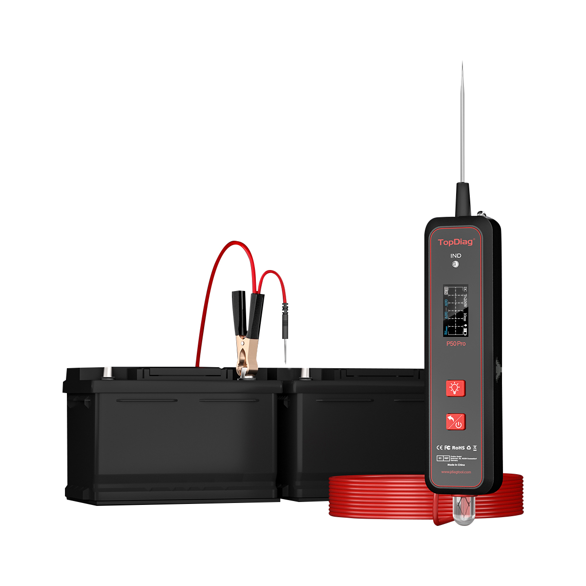 P50 PRO Car Circuit Tester Pow - đánh giá và giá Power Tools Voltage