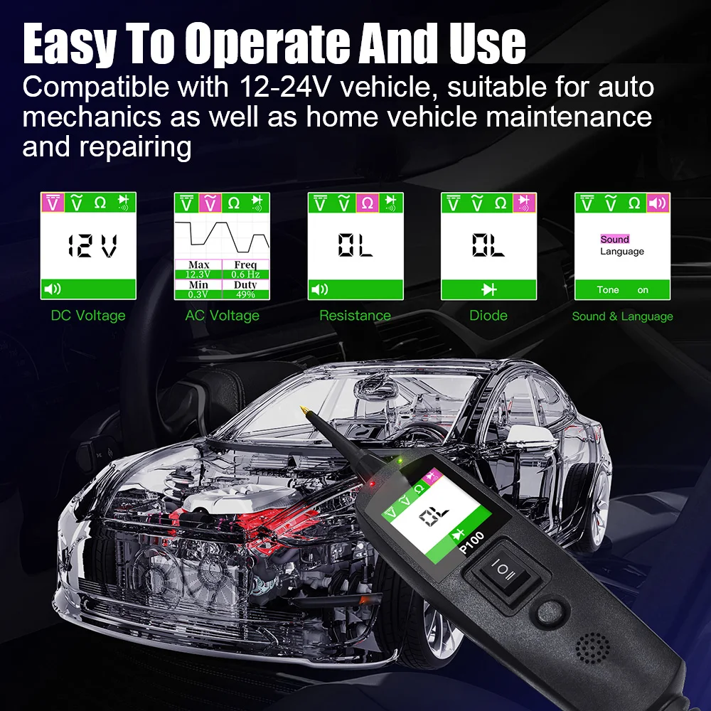 P100 Automotive Circuit Tester - đánh giá và giá Power Tools Automotive