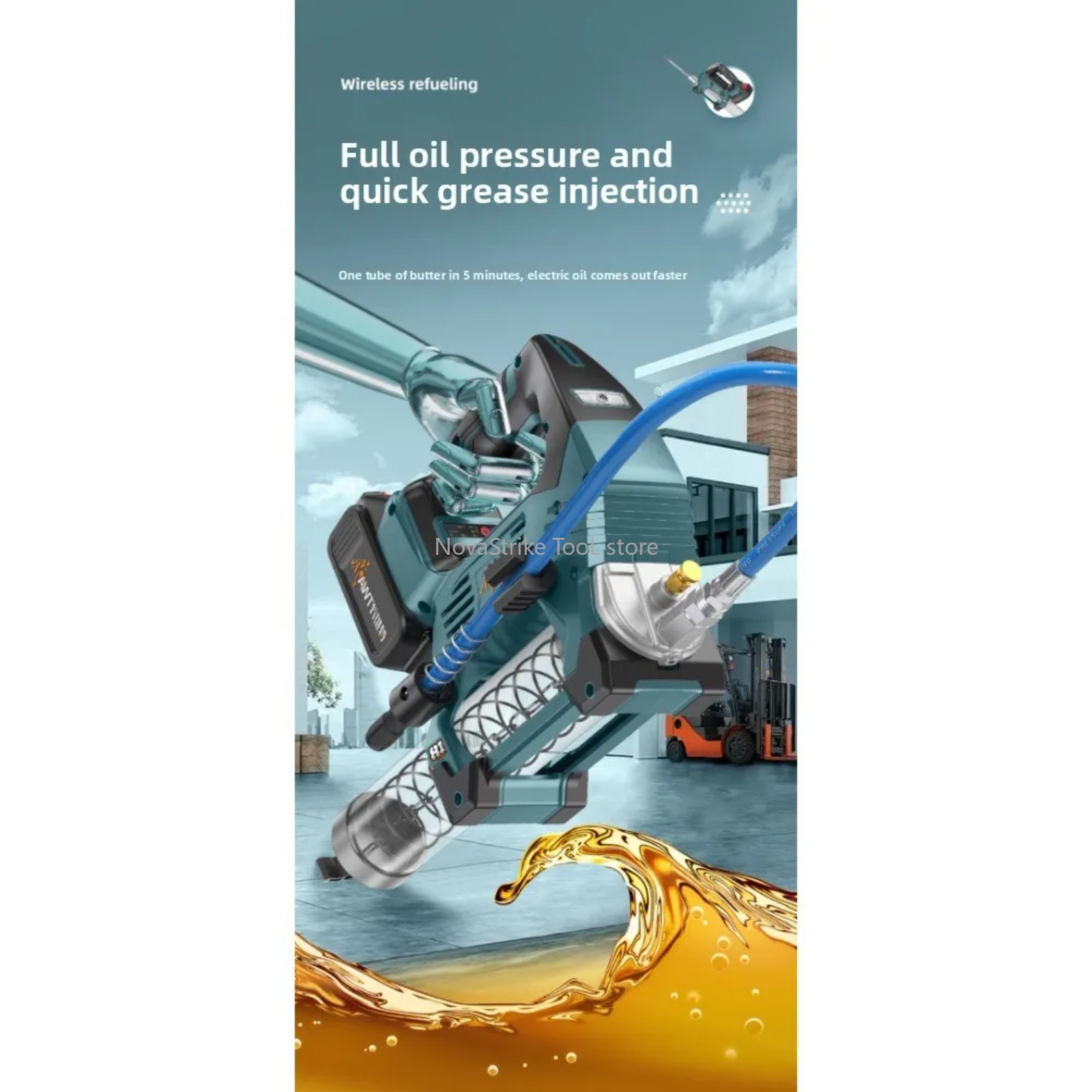 Brushless 600CC Electric Greas - đánh giá và giá Power Tools Grease