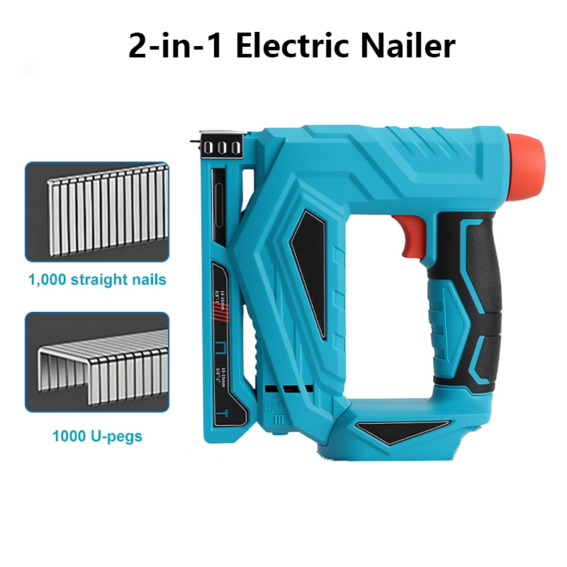 2 in 1 Electric Nailer with 20 - đánh giá và giá Staple Gun Electric