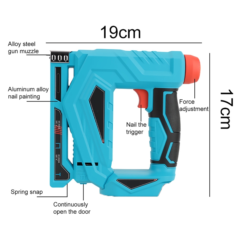 2 in 1 Electric Nailer with 20 - đánh giá và giá Staple Gun Electric